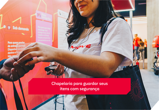 Chapelaria para guardar seus itens com segurança