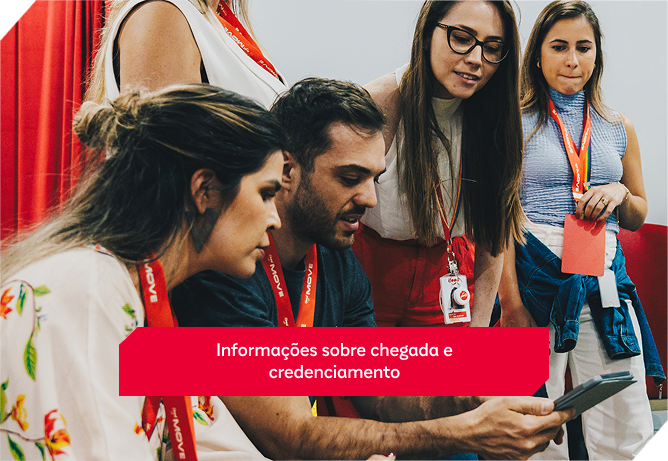 Informações sobre chegada e credenciamento